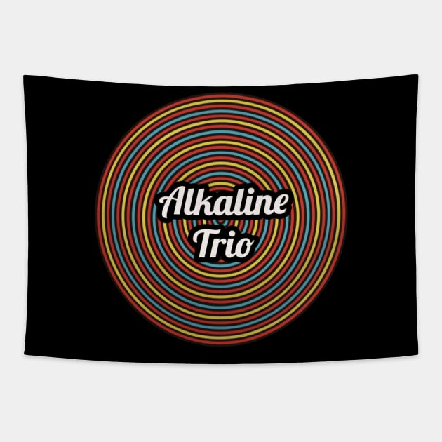 Alkaline Trio / Vintage Circle Style Tapestry by Mieren Artwork 