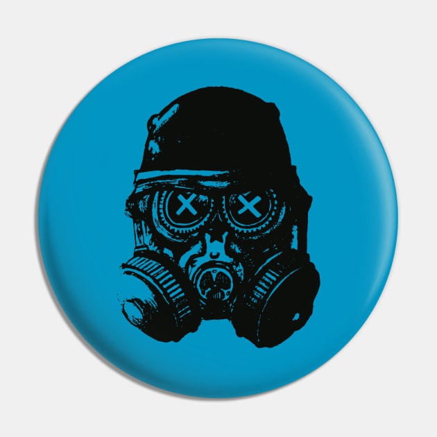 Gas mask skull Pin by mangulica