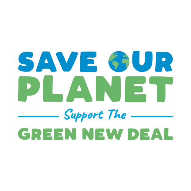 Climate Change - Support the Green New Deal by BethsdaleArt