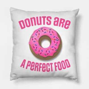 Donuts Are A Perfect Food Design Pillow