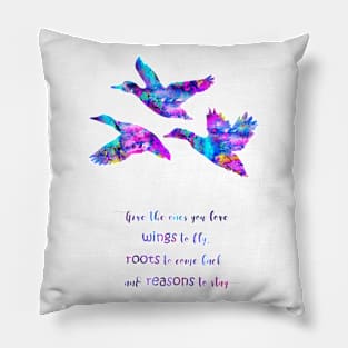 Flying ducks Pillow