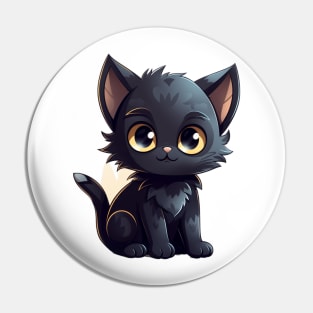 Black Panther Kitty Pin