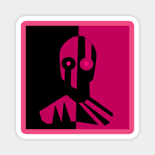 Robot Portrait Magnet