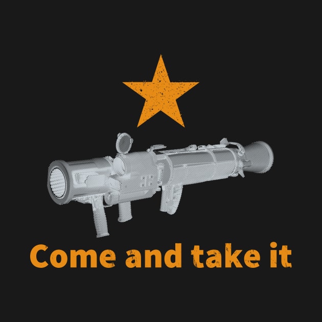 Come and take it - Dark background by Toby Wilkinson