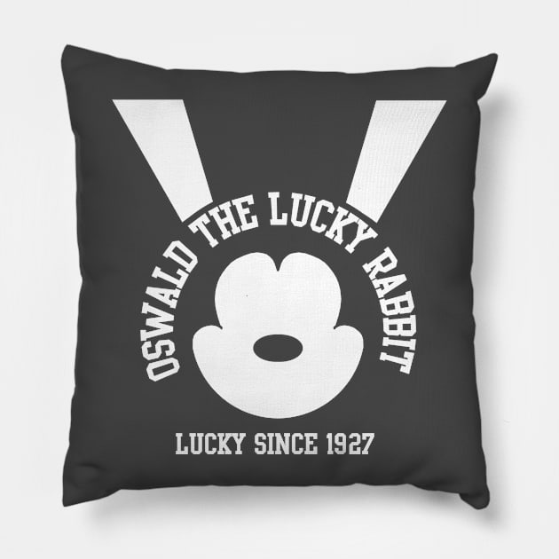 Oswald Retro Graphic Pillow by RampantLeaf