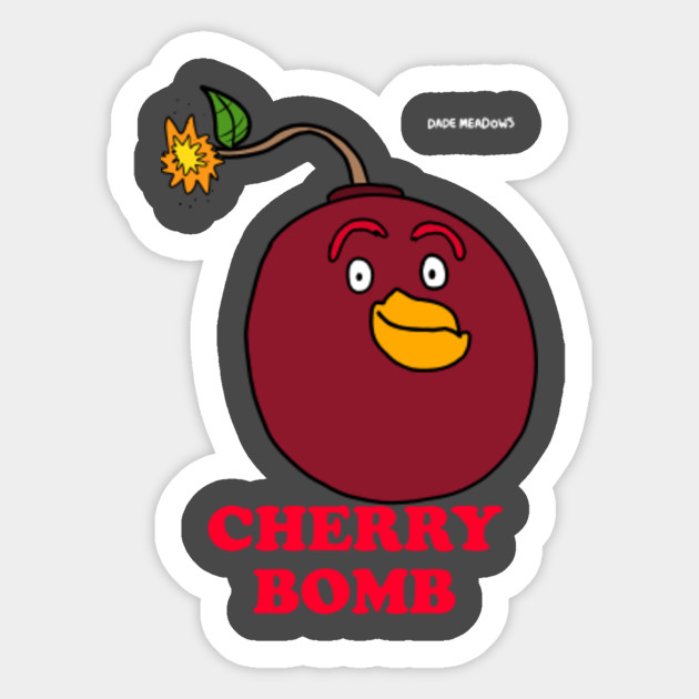 Angry Birds 2 Cherry Bomb Memes Sticker Teepublic Uk