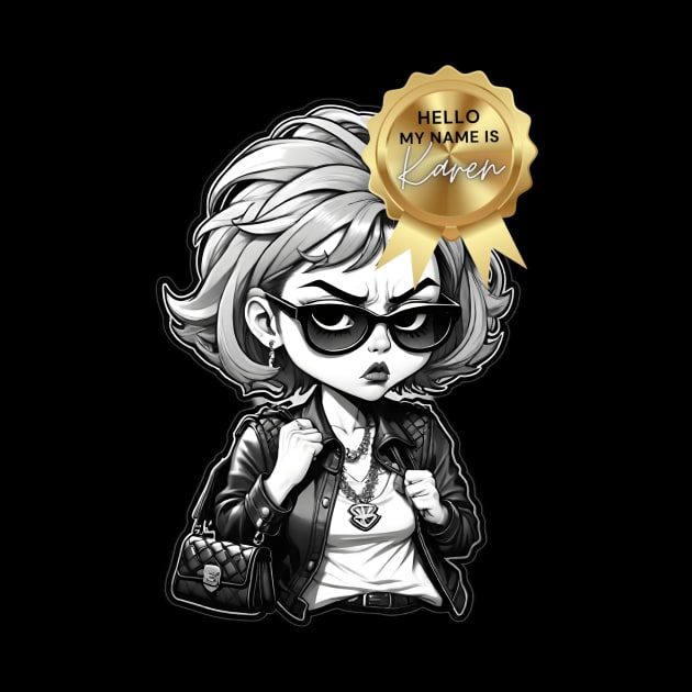 Karen with a gold badge by UniqueMe