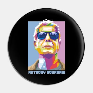 Anthony Bourdain WRAP Pin