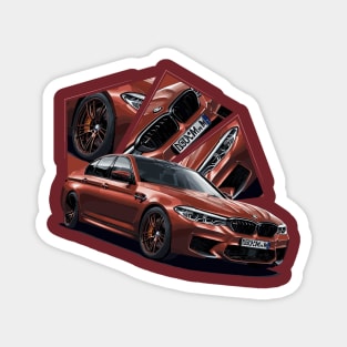 BMW M5 Competition F90 Classic Magnet