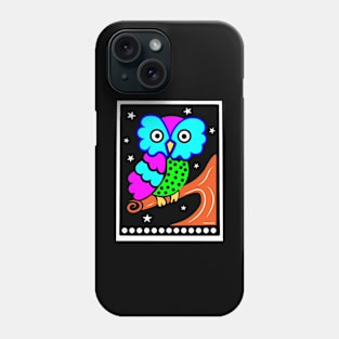 Owl with Polka Dot Belly Phone Case