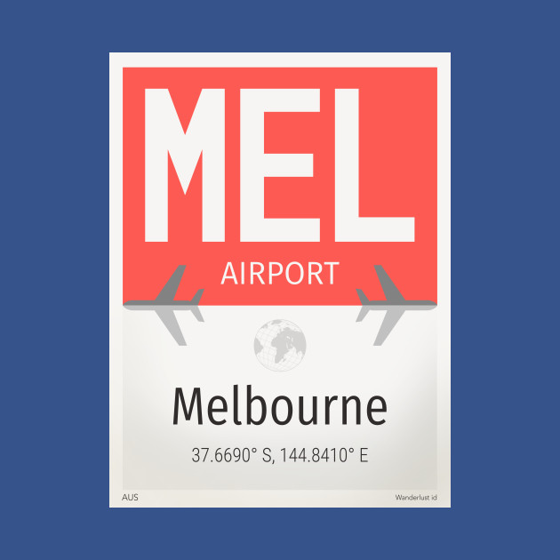 Disover Melbourne MEL airport - Australia - T-Shirt