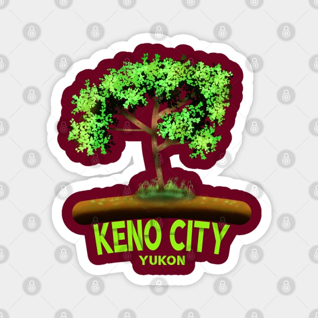 Keno City Magnet by MoMido