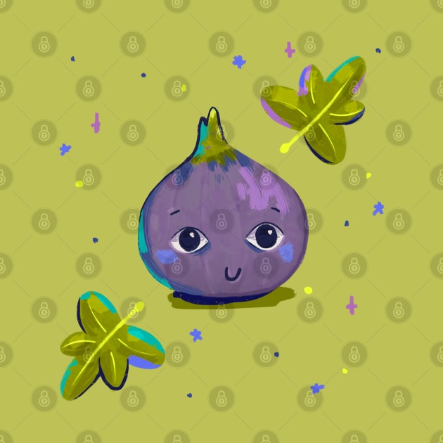 Cute purple fig by Susi V