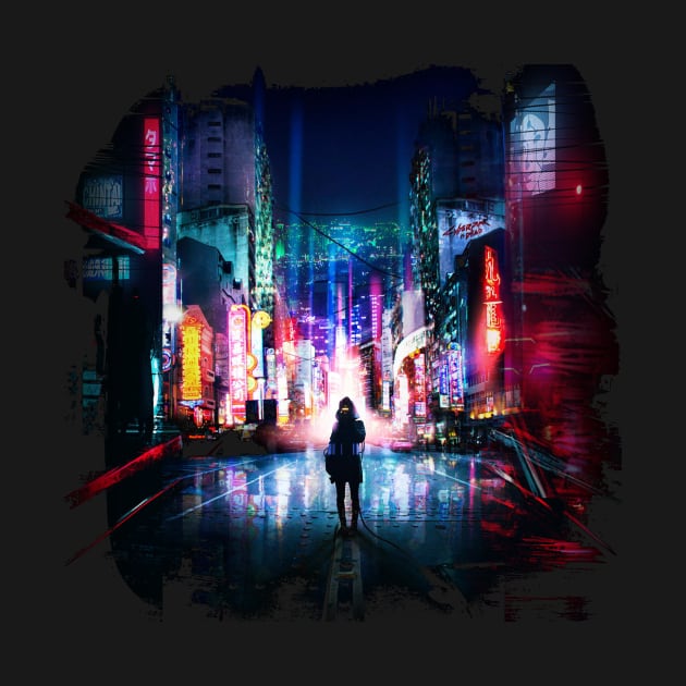 Tokyo Cyberpunk Japan by vivalarevolucio