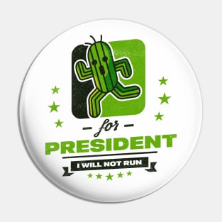 Cactuar For President Pin