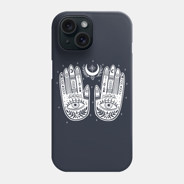 Bohemian Chic Magic Hands Phone Case by machmigo