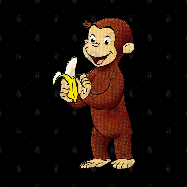 Curious George happy by NobleNotion