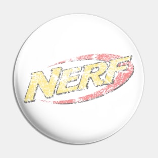 Nerf Logo (extremely worn and faded) Pin