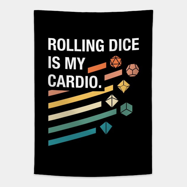 Rolling Dice is My Cardio Tapestry by pixeptional