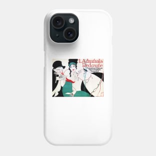 1. ADMIRALS REDOUTE by Ernst Deutsch in 1912 Vintage Social Club Pub Bar Advertisement Phone Case