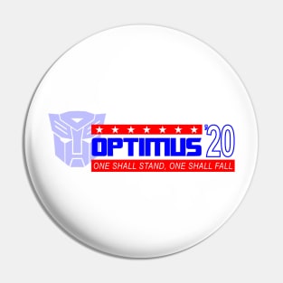 Optimus Prime Campaign Pin