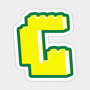 THE LETTER G Magnet