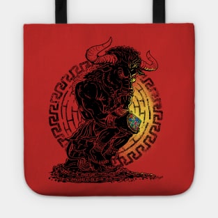 Mythological Minotaur Puzzle Cube Tote