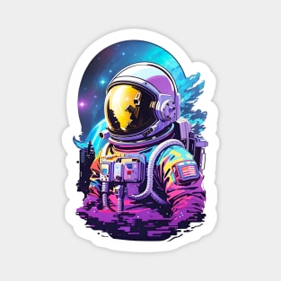 astronaut in galaxy Magnet