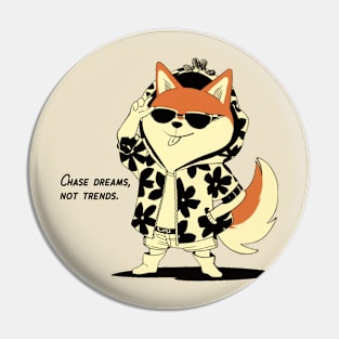 Urban Chic Shiba: Style Unleashed VII Pin