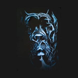 Blue Cane Corso Painting T-Shirt