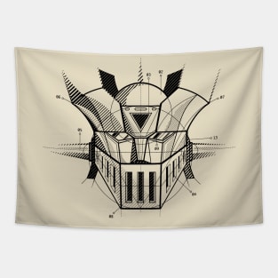 402 Mazinger Z CAD Tapestry