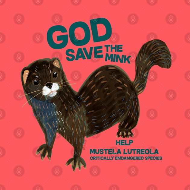 Save the European Mink 1 by belettelepink