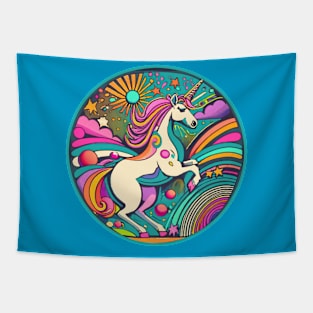 UNICORN POP ART COLORFUL FANTASY Tapestry