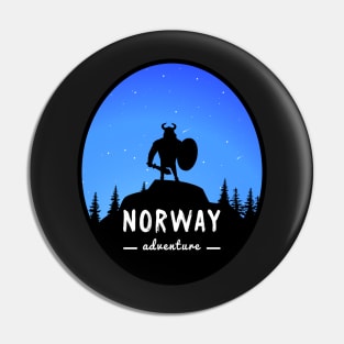 Norway Adventure Sticker, for Norway Lovers, Adventure Pin