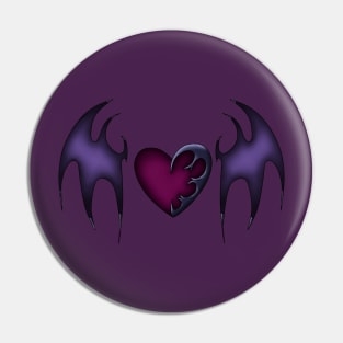 Winged Heart Pin