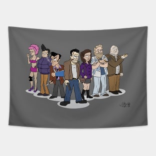 MCM Murderer's Row Toon Tapestry