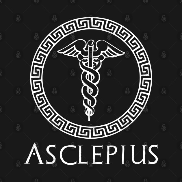 Ancient Greek Mythology God Of Healing Medicine - Asclepius by Styr Designs