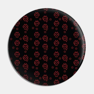 DEVIL'S SKULL PATTERN Pin