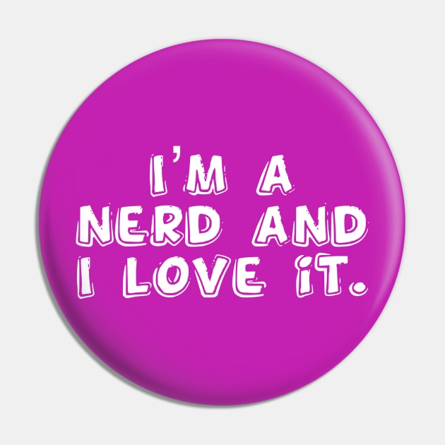 Nerd Pride Pin by AlexisBrown1996