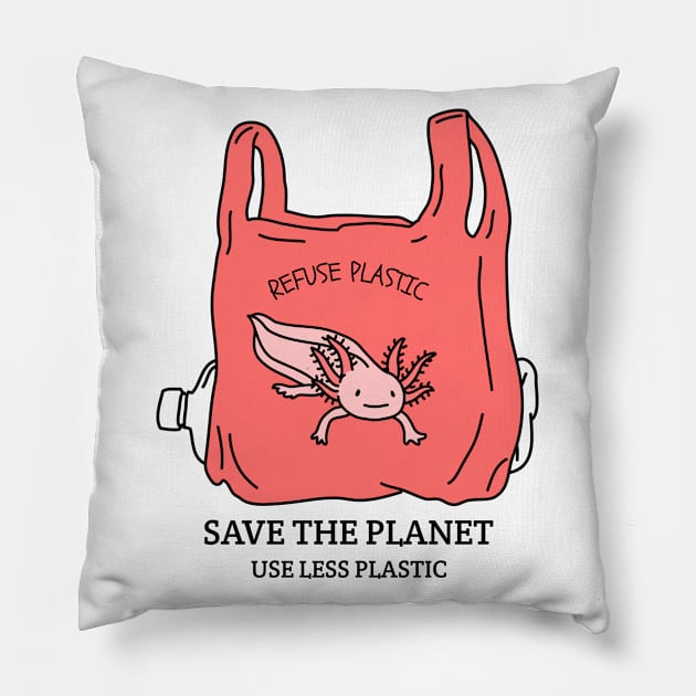 save the planet Pillow by FUNNY LIFE