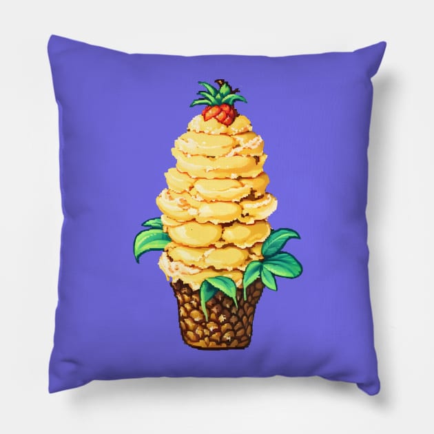 Pineapple Hard Serve Pillow by SmoonKape