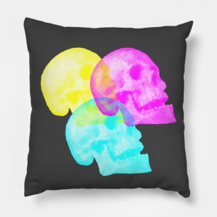 Low Poly Skulls Pillow