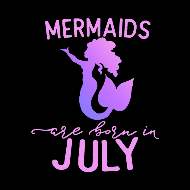 Mermaids are born in July by bubbsnugg