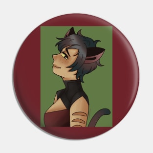 Short Haired Catra Pin