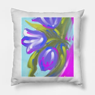 PURPLE TULIPS Pillow