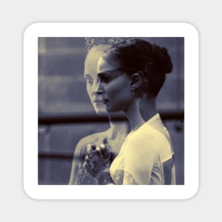 Natalie Portman in Black Swan Sticker Magnet