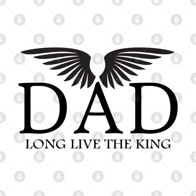 Dad shirt Long live the king by watekstore