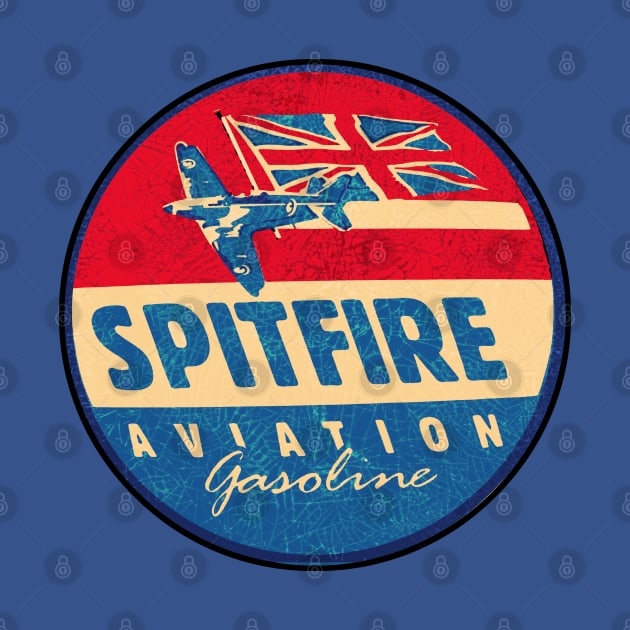 Spitfire Aviation Fuel by Midcenturydave