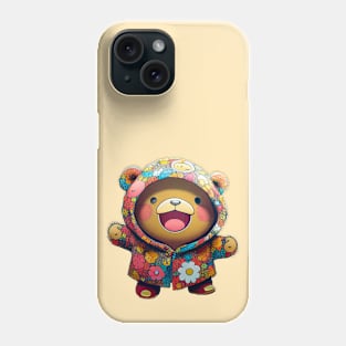 Teddy In Field of Flowers Phone Case