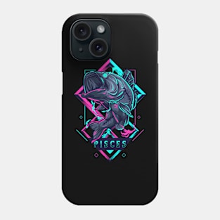 Zodiac PISCES NEON Series Phone Case